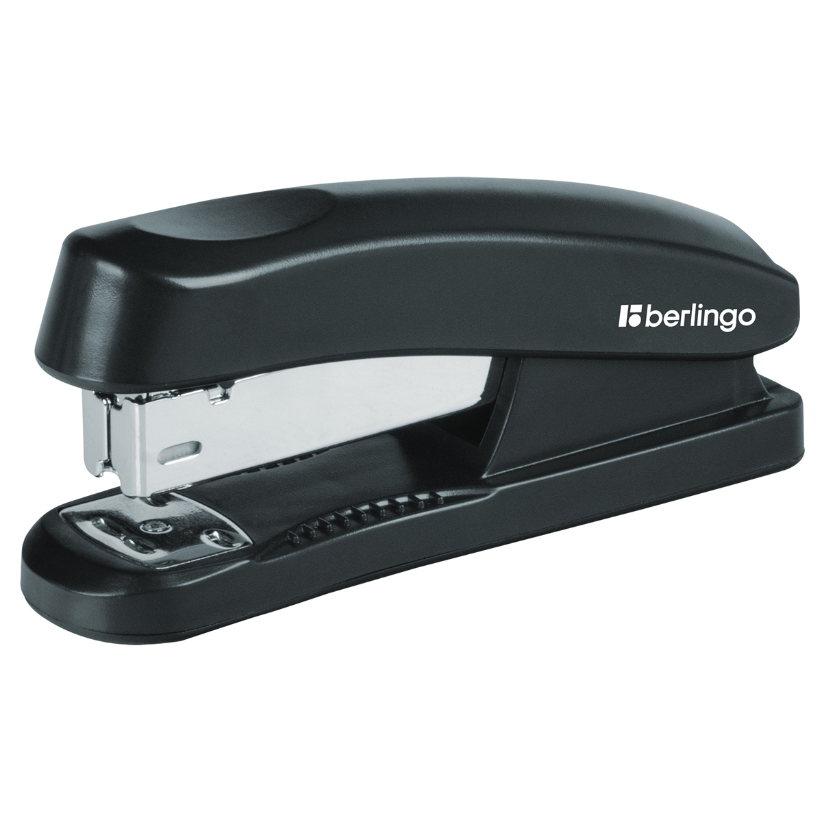 СТЕПЛЕР №24/6, 26/6 BERLINGO UNIVERSAL ДО 30Л., ПЛАСТИКОВЫЙ КОРПУС, ЧЕРНЫЙ