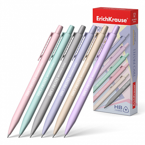 КАРАНДАШ МЕХАНИЧЕСКИЙ ERICHKRAUSE TRIO PASTEL 0.5 ММ, HB