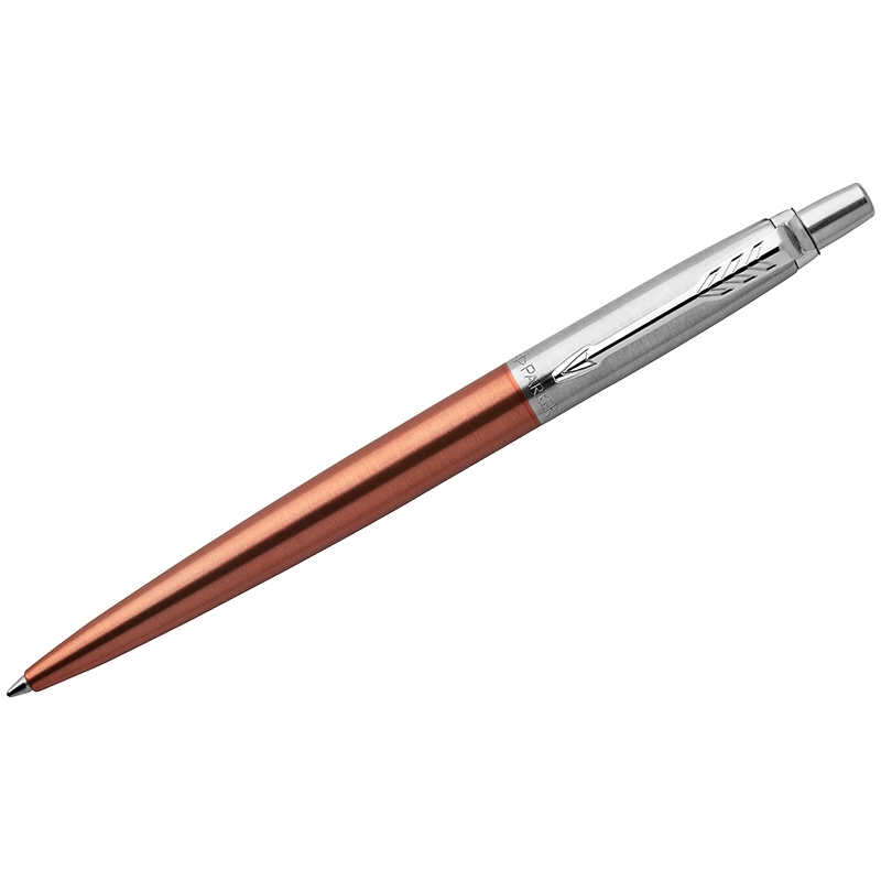 РУЧКА ШАРИКОВАЯ PARKER JOTTER CHELSEA ORANGE CT СИНЯЯ, 1,0ММ, КНОПОЧН., ПОДАРОЧНАЯ УПАКОВКА