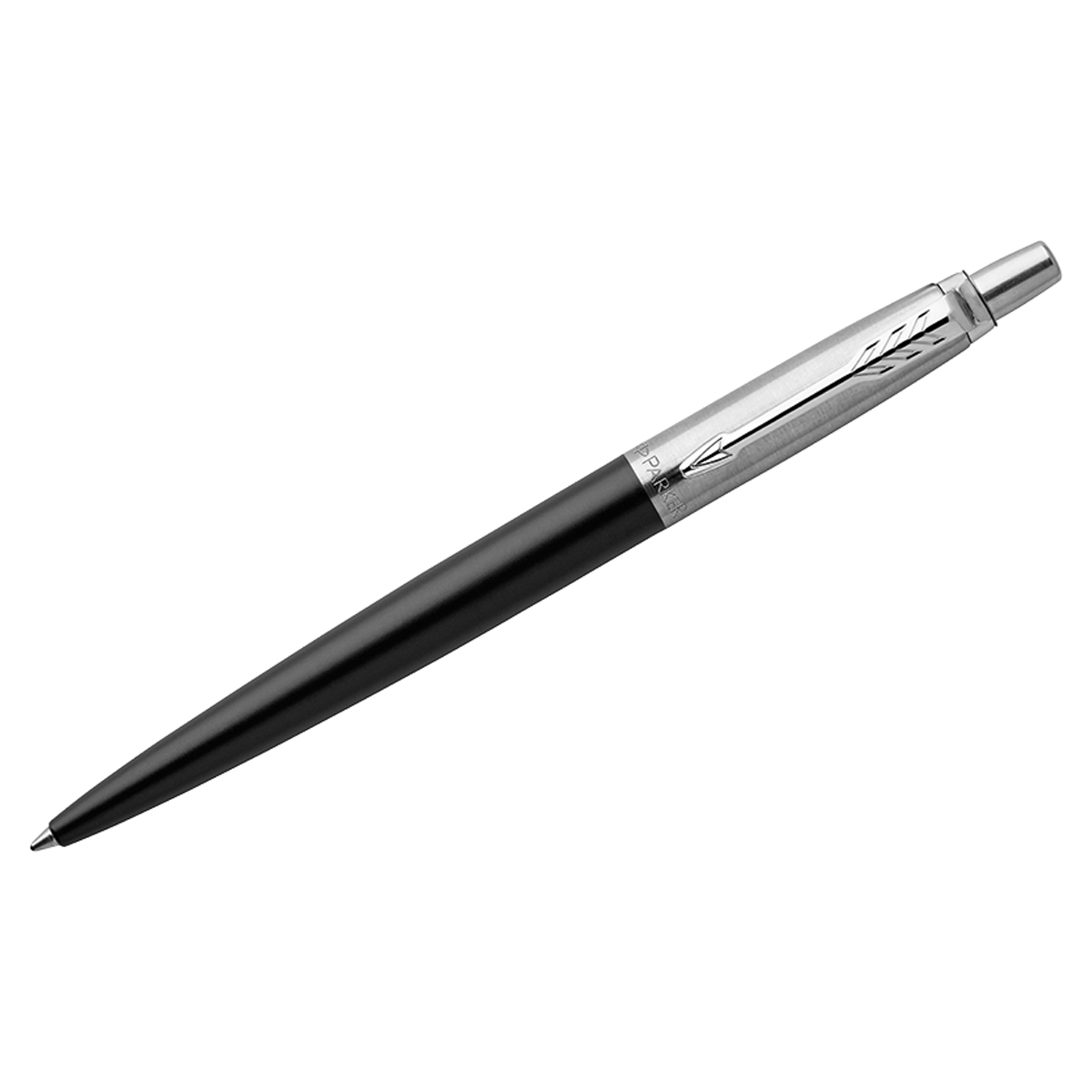 РУЧКА ШАРИКОВАЯ PARKER JOTTER BOND STREET BLACK CT СИНЯЯ, 1,0ММ, КНОПОЧН., ПОДАРОЧНАЯ УПАКОВКА