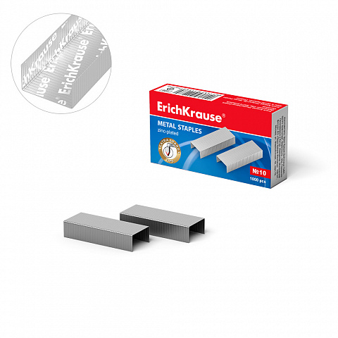 СКОБЫ №10 ERICHKRAUSE (КОРОБКА 1000 ШТ.)