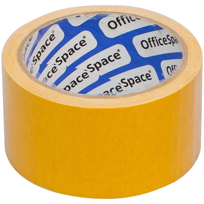 КЛЕЙКАЯ ЛЕНТА ДВУСТОРОННЯЯ OFFICESPACE, 50ММ*10М, ПОЛИПРОПИЛЕН