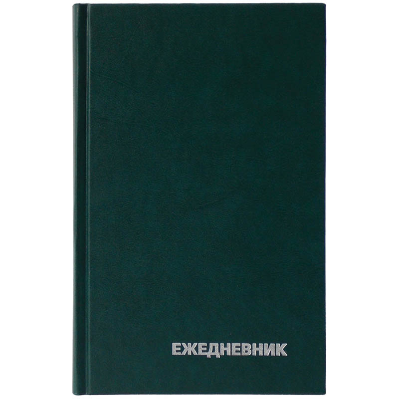 ЕЖЕДНЕВНИК НЕДАТИР. А5, 160Л., БУМВИНИЛ, OFFICESPACE, ЗЕЛЕНЫЙ