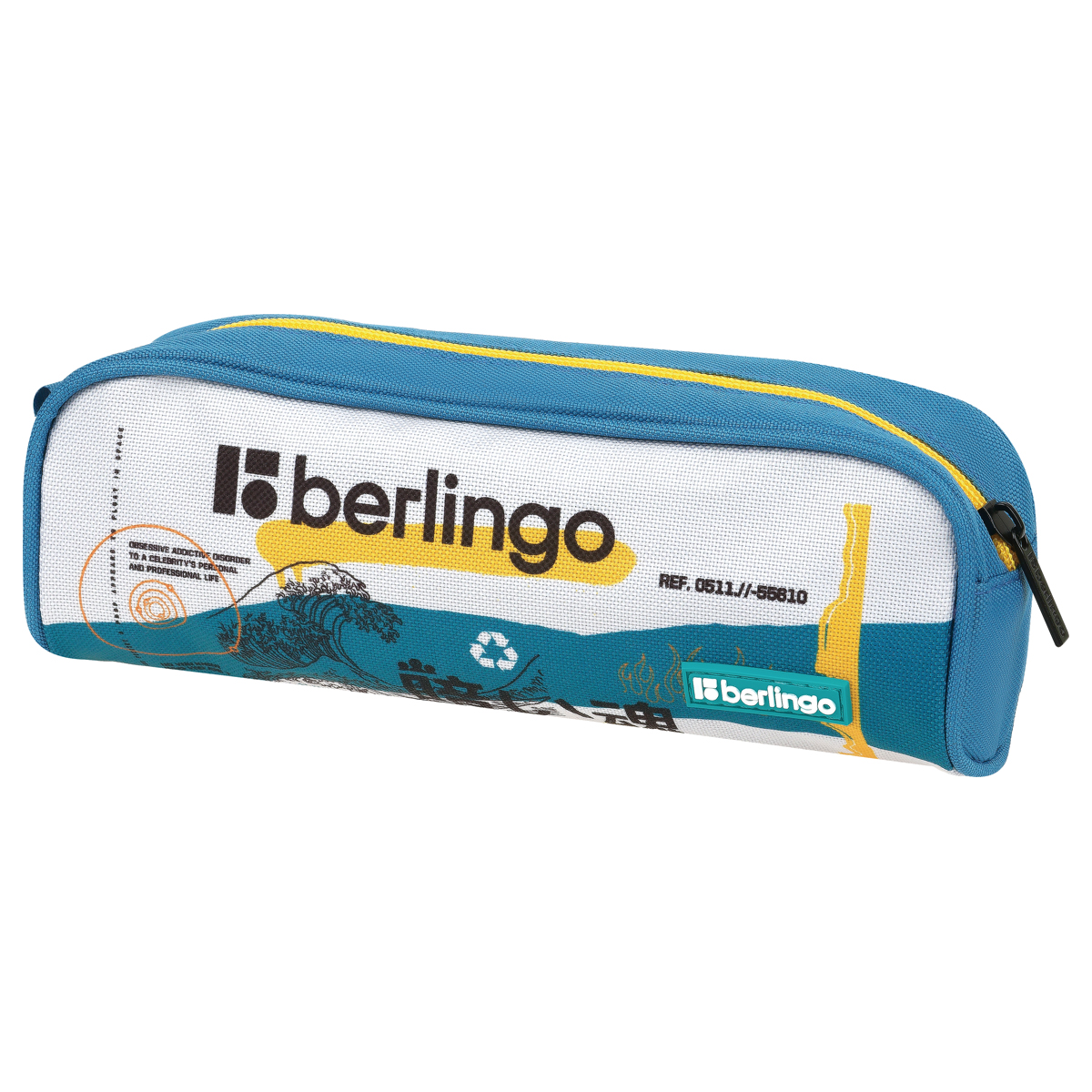 ПЕНАЛ 1 ОТДЕЛЕНИЕ, 220*75*55 BERLINGO GLYPH, ПОЛИЭСТЕР