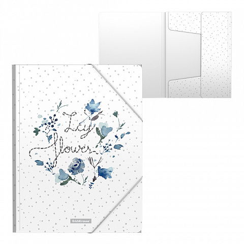 ПАПКА НА РЕЗИНКАХ ПЛАСТИКОВАЯ ERICHKRAUSE FROZEN BEAUTY, A4