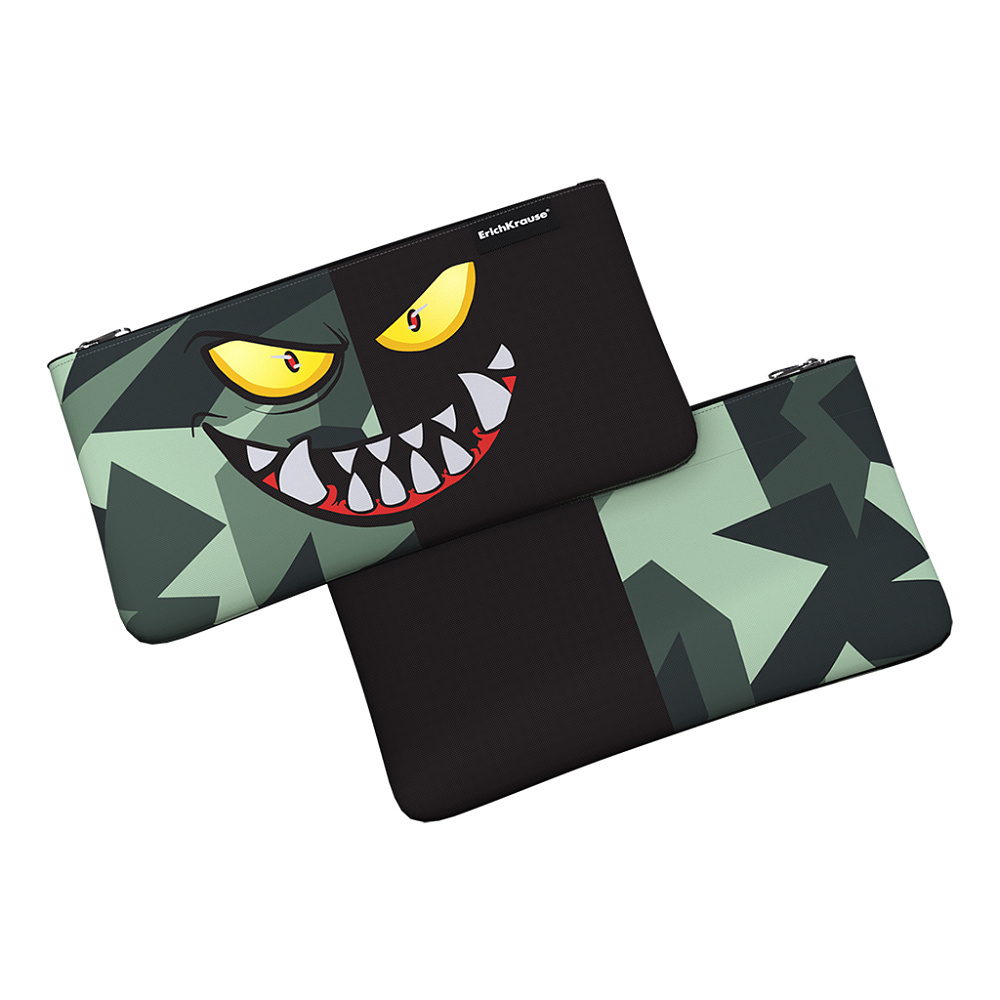 ПЕНАЛ КОНВЕРТ ERICHKRAUSE LIGHT 220X120ММ MONSTER SMILE