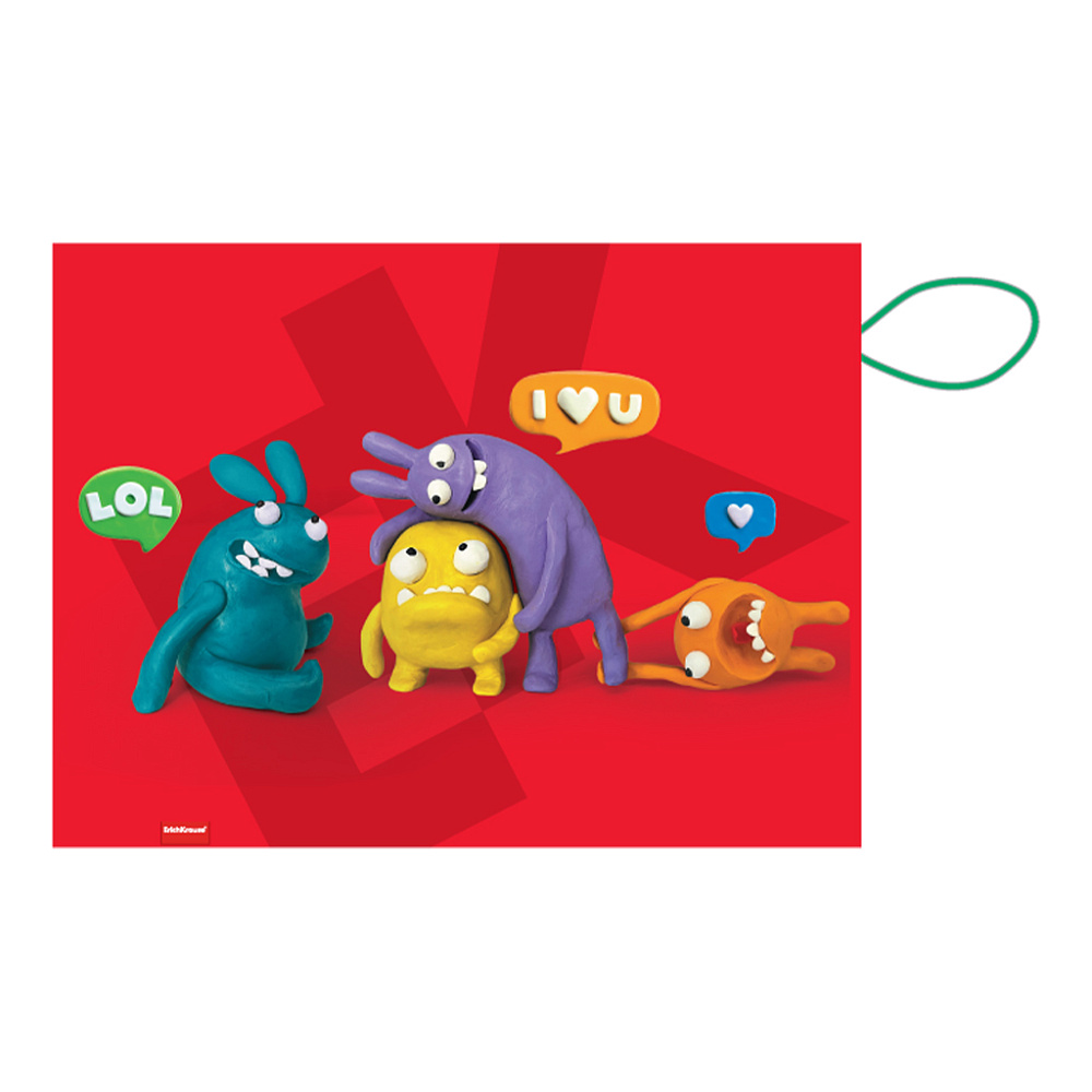 ПОДКЛАДКА НАСТОЛЬНАЯ ТЕКСТИЛЬНАЯ ERICHKRAUSE JOLLY FRIENDS, A3+