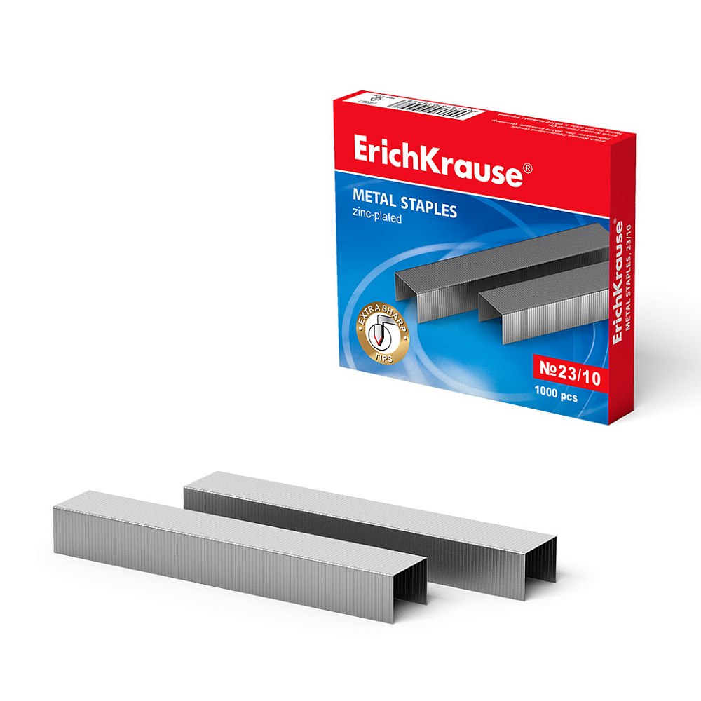 СКОБЫ №23/10 ДЛЯ МОЩНЫХ СТЕПЛЕРОВ ERICHKRAUSE (КОРОБКА 1000 ШТ.)