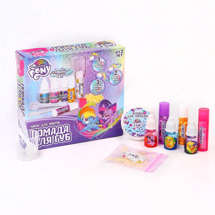 НАБОР ДЛЯ ТВОРЧЕСТВА MY LITTLE PONY ПОМАДА ДЛЯ ГУБ, 3 ШТ.